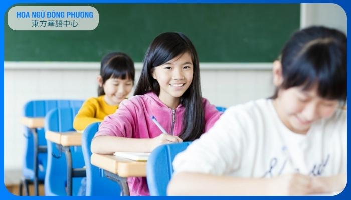 Lớp học tiếng Hoa cho trẻ em tại trung tâm là hình thức được nhiều phụ huynh lựa chọn