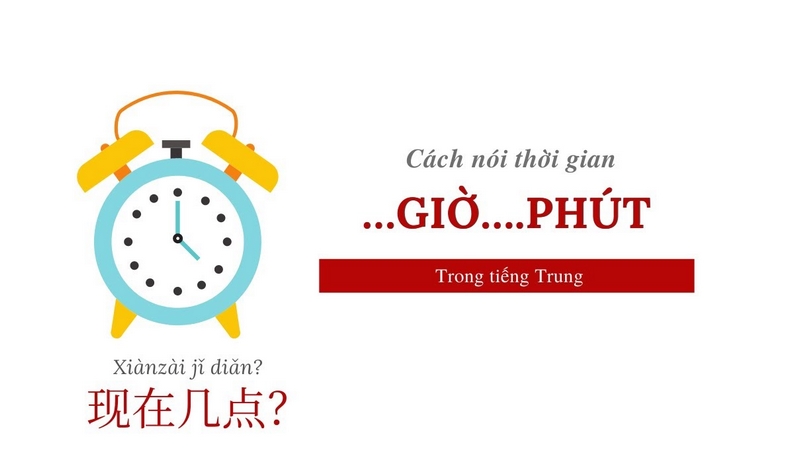 cách nói giờ trong tiếng trung