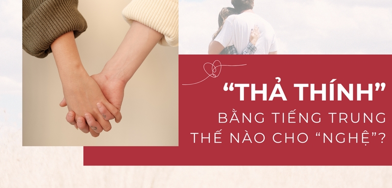 thả thính bằng tiếng trung