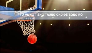 Từ vựng tiếng Trung chủ đề bóng rổ